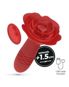 Plug Anal Romeo Crushious C/ Movimento Vai-Vem e Controlo Remoto