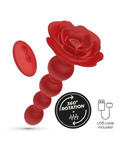 Plug Anal Rosaline Crushious C/ Rotação e Controlo Remoto