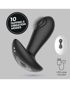 Plug Anal Recarregável Bang!Anal Beads Preto