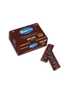 Preservativos Naturais King Size Sensitex (144 Un)