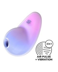 Estimulador Recarregável Pixie Dust Satisfyer Roxo & Rosa