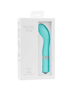 Vibrador Recarregável Pillow Talk Sassy Azul Caixa