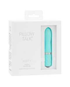 Mini Vibrador Recarregável Pillow Talk Azul Caixa