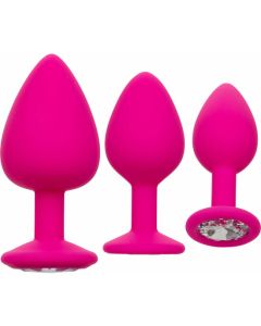 Conjunto Plugs Anais Calexotics Cheeky Gems Rosa