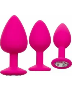 Conjunto Plugs Anais Calexotics Cheeky Gems Rosa
