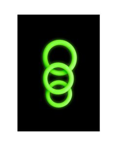 3 Aneis Ouch! Glow in The Dark