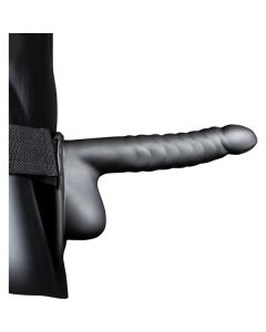 Strap On Ouch! Hollow Strap-On Curved Verde Neon