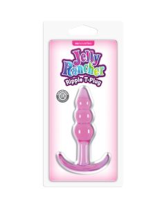 Plug Anal Jelly Rancher Ripple T-Plug Rosa