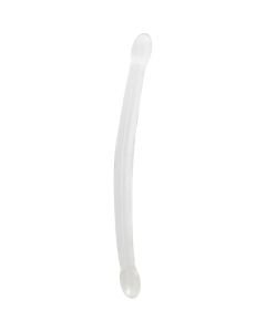 Dildo Duplo Crystal Clear 17