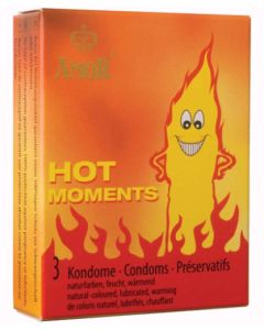 Preservativos Amor Hot Moments Efeito Quente (3 Un)