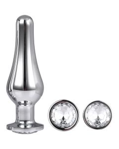 Conjunto Plugs Anais Dream Toys Cleaming Love Pleasure Prateados