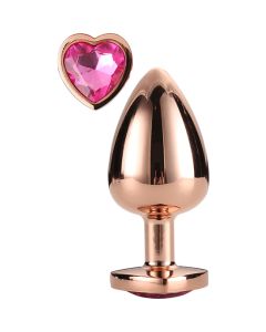 Plug Anal Dream Toys Cleaming Love Prateado Médio