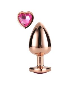 Plug Anal Dream Toys Cleaming Love Prateado Médio