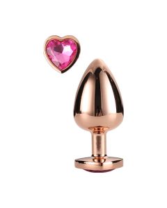 Plug Anal Dream Toys Cleaming Love Prateado Médio