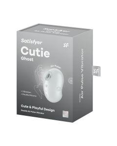 Estimulador Recarregável Cutie Ghost Satisfyer Branco Caixa