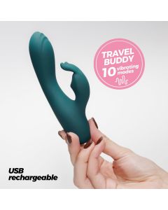 Mini Vibrador Recarregável Coelho Lola Crushious
