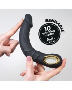 Vibrador Flexível Magnus Bend Crushious Preto