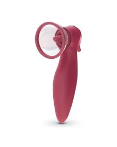 Estimulador Recarregável Tap & Climax 2 Satisfyer Vermelho