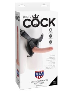 Strap On King Cock Strap-On Harness 17,8 cm Caixa