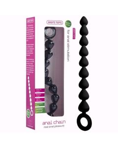 Tira de Pérolas Anais Chain Preto