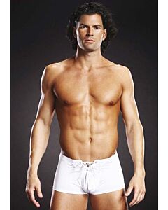 Boxer Lace Up Trunk Branco