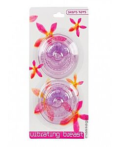 Massajador de Mamilos Vibrating Breast Roxo