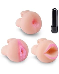 Bomba Masturbadora Travel Trio Pump Worx Mangas