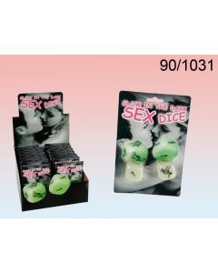 Jogo de Dados Kamasutra Glow in The Dark Sex Dice