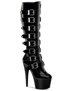 Botas Pleaser Delight 3063 Vermelhas