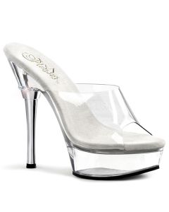Sandália Pleaser Allure 601 Transparente