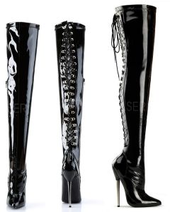 Botas Pleaser Delight 3063 Pretas