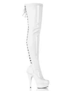 Botas Pleaser Delight 3063 Brancas