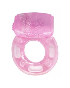 Anel Vibratório Descartável C/ Vibração Rosa