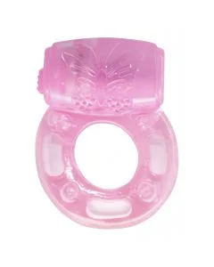 Anel Vibratório Descartável C/ Vibração Rosa